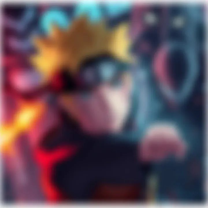 Konoha Assault Naruto prepares for battle against the League of Villains during the USJ attack, showcasing intense action and strategy.