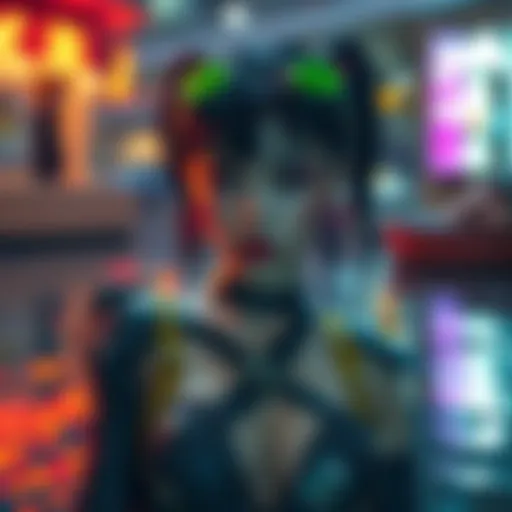 Kronii dressed as Roberta, showcasing her unique style and charisma, capturing the essence of the character from BLACK LAGOON