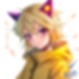 An artistic drawing of Kurapika with detailed features and bright colors, showcasing the character's unique appearance.