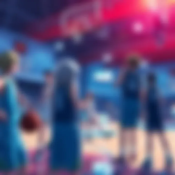 Exciting moment from Kuroko's Basketball with players in action during a game