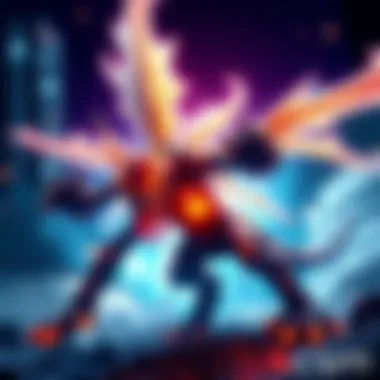 A powerful insect monster named Kurourushi showing its strength and unique abilities in a battle stance within the CSM universe.