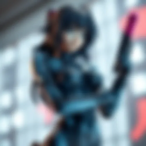 Detailed view of the Kusanagi Motoko figure showcasing its design and features