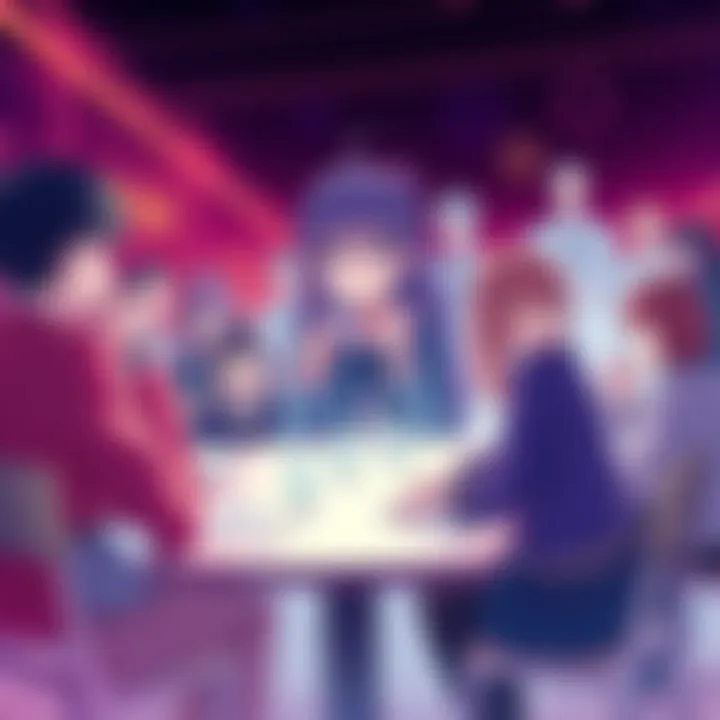 Fans discussing plot twists from Chapter 164 of Kyou kara Hajimeru Osananajimi with characters in the background