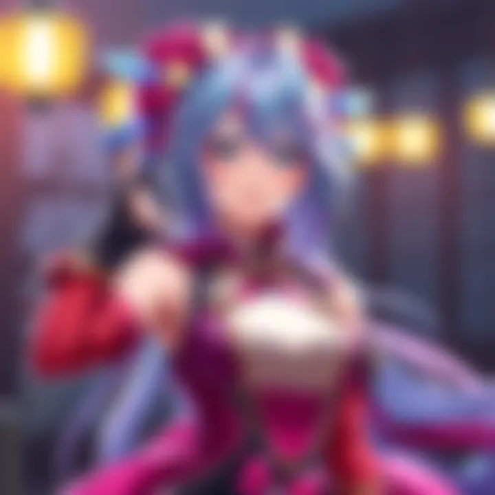 Lauma Cosplay from Genshin Impact A vibrant Lauma cosplay showcasing detailed outfit from Genshin Impact with character's signature colors and accessories