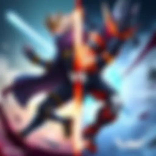 Law vs G5v2 Comparison A side-by-side comparison of two characters, Law and G5v2, in an action pose, highlighting their unique abilities and styles for runners.