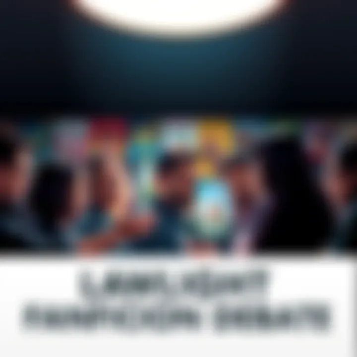 A group of fans discusses their frustration over the lack of non-smut Lawlight fanfiction, with various fanfiction covers in the background.