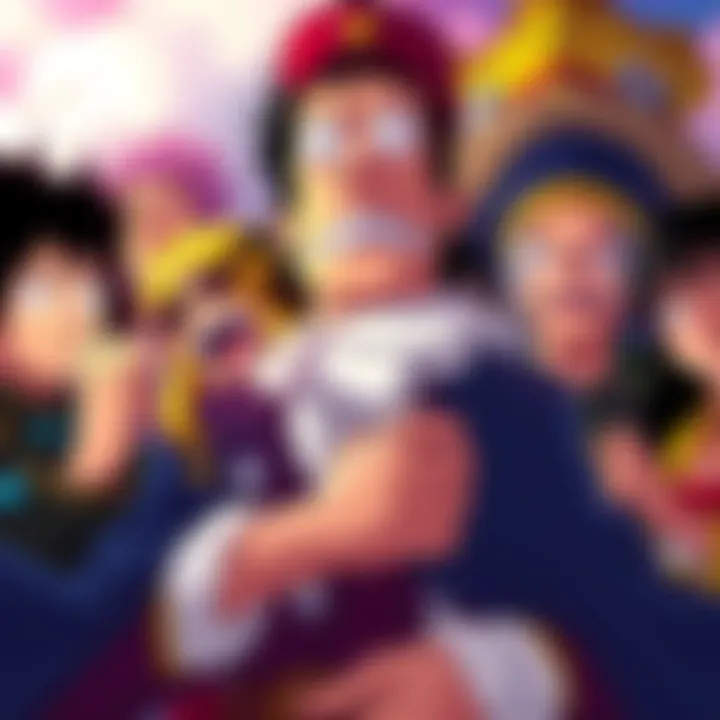 Least Favorite One Piece Characters Illustration of disliked One Piece characters, including Big Mom and Judge, showcasing fan reactions.