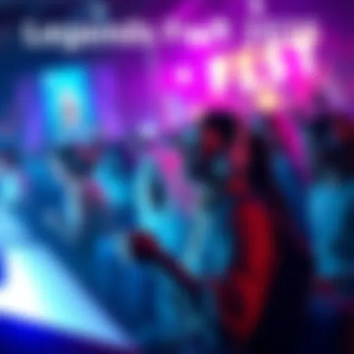 People participating in a vote to choose their favorite character at Legends Fest 2025