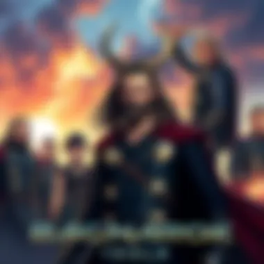 Leo and Tesla Absence in Ragnarok Illustration showing a scene from Ragnarok series with prominent characters like Loki and Thor, while Leo and Tesla are missing