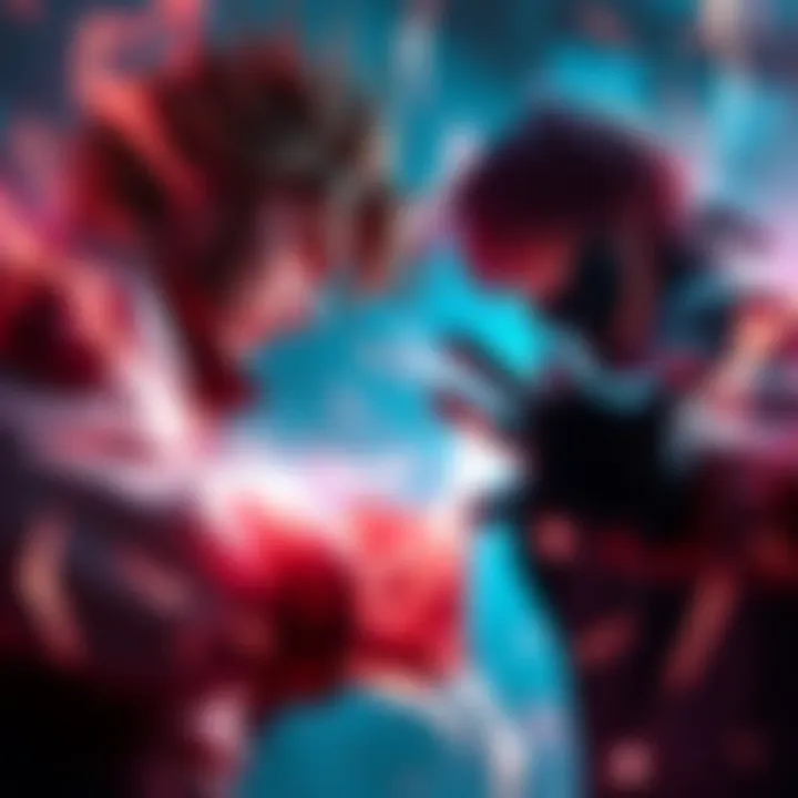 Leon and Gabimaru face off in an intense showdown