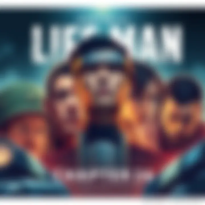 Cover illustration showing key characters from Life-man in a tense moment, highlighting emotional expressions and significant changes in their journey.