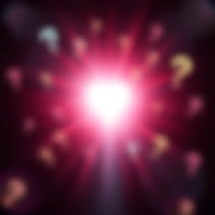 Light and Kira Theory A bright light symbolizing the theory that light could be Kira, surrounded by question marks, illustrating the debate among fans.