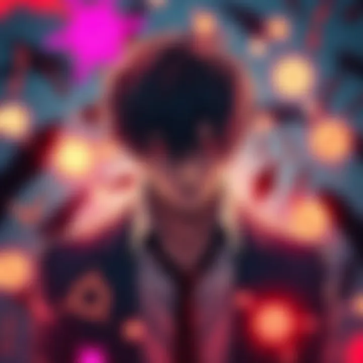 Light Yagami looking troubled and reckless after L's death, surrounded by chaotic symbols representing his poor decisions.