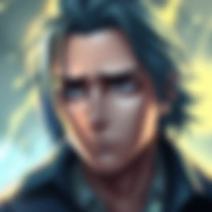 A close-up of Light's face showing deep concentration and mixed emotions during a critical moment, illustrating his internal struggle and decision-making process.