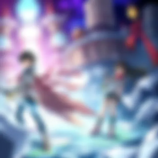 A scene from the live action abridged series of Sword Art Online featuring humorous characters in a fantasy setting