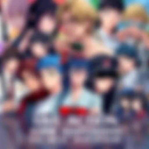A collage of popular live action adaptations of anime shows featuring actors in character costumes.