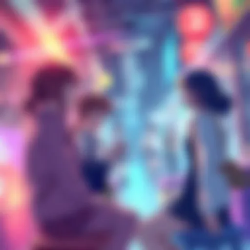 A scene from the live-action adaptation showing main characters interacting in a vibrant setting, highlighting their relationships and drama.