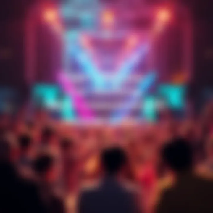 A colorful graphic promoting an upcoming livestream event with text inviting people to join the conversation