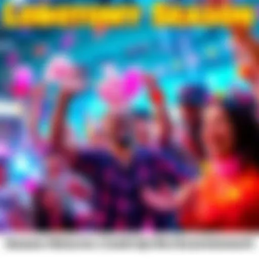 Fans celebrating the return of Lobotomy Season with colorful decorations and lively expressions