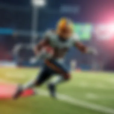 Lock making an impressive 40 rushing attempts during a game, showcasing his speed and determination on the field.