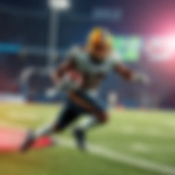 Lock making an impressive 40 rushing attempts during a game, showcasing his speed and determination on the field.