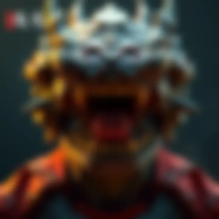 Lolong with changing expressions Lolong's face showing different expressions in various lighting and angles