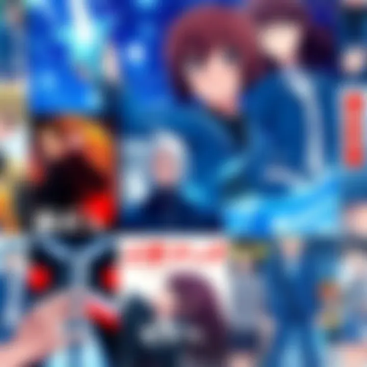 Collage of popular long anime series covers with no fan service