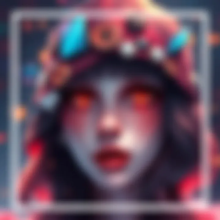 Art from Loving Gaze series A beautiful artwork from Lyddieowl's Loving Gaze series, showing deep emotions and artistic expression through vibrant colors and intricate details.