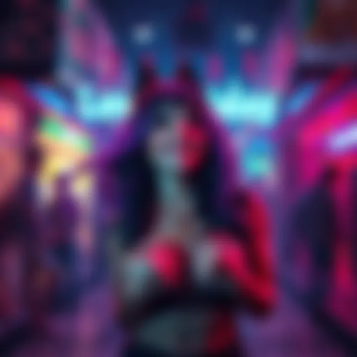 Artwork of Low-Res Nerissa celebrating Fat Fuck Friday with a playful theme