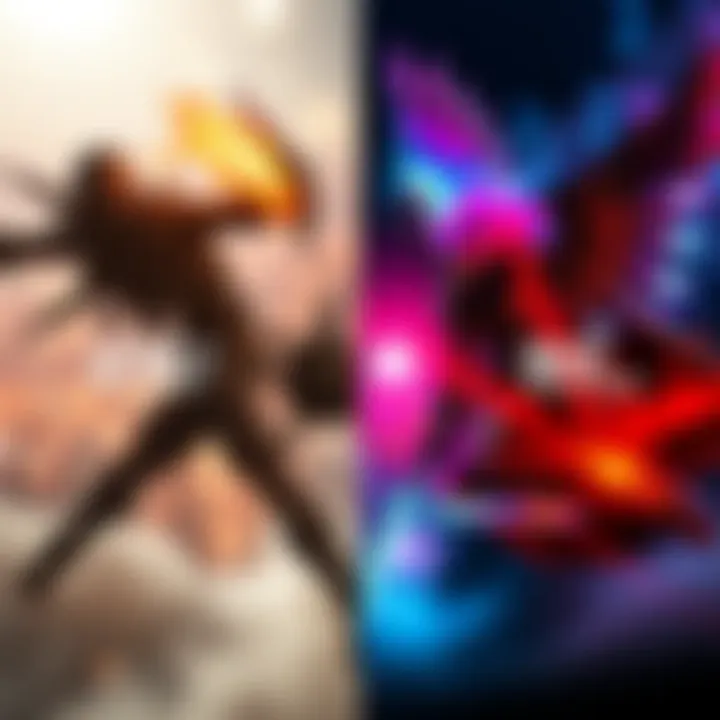 LR Tag 2s OST and Muse's Knights of Cydonia Comparison A collage showing elements from LR Tag 2s original soundtrack and Muse's Knights of Cydonia with musical notes in the background.