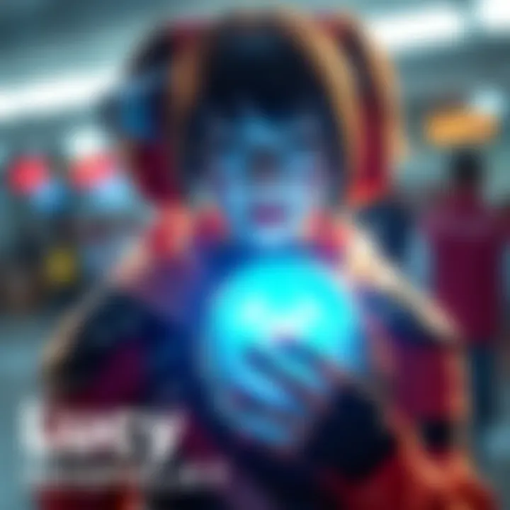 A person dressed as Lucy with detailed costume and vibrant colors, showcasing creative design and passion for character portrayal.