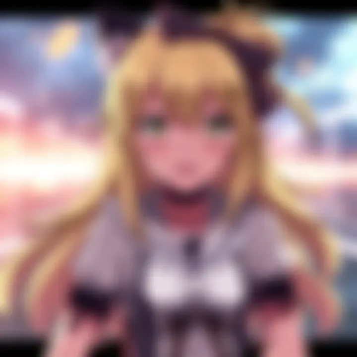 Lucy Heartfilia showing her character growth from early days to present in anime style