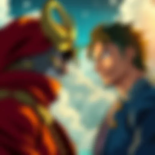 Luffy faces Loki of the Underworld in a tense moment
