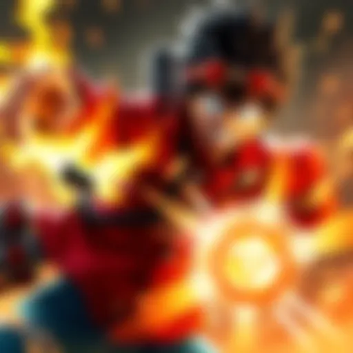 Luffy in Gear 5 form showcasing strategic skills during a fight