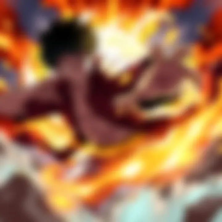 Luffy Mastering Haki Luffy demonstrates his advanced Haki techniques, surrounded by a radiant aura, showcasing his immense power and confidence.