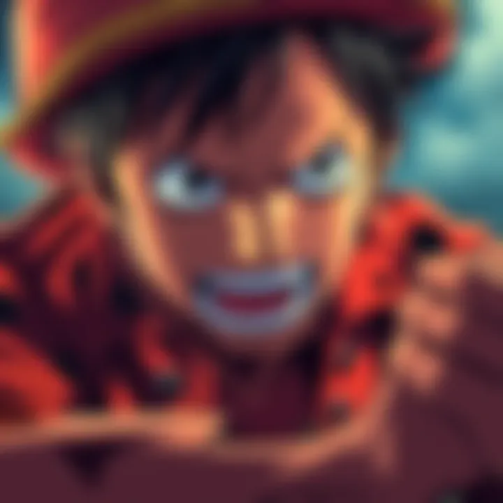 Luffy shows determination and desperation during a critical scene in One Piece's latest arc
