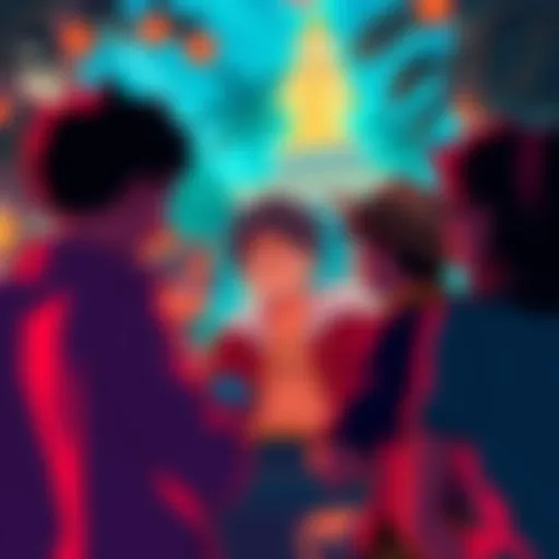 Fans discussing Luffy's portrayal in the Netflix series with Little Garden background