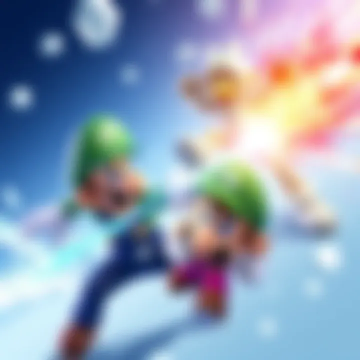 Luigi and Ice Climbers face off in an intense battle during Smash Ultimate tournament
