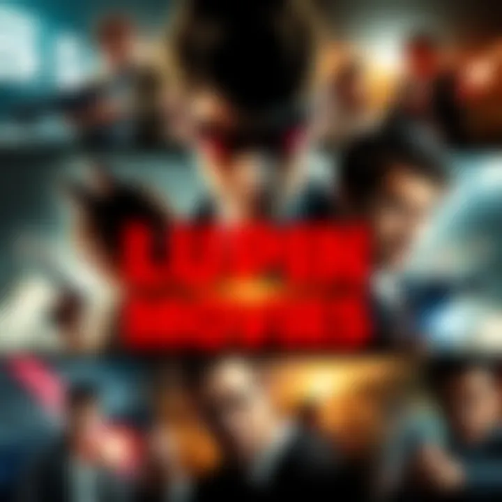 Collage of key scenes from top Lupin movies showcasing action and comedy moments