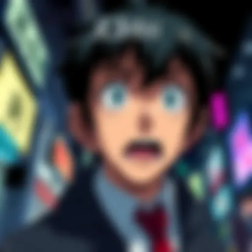 A character from Lupin the 3rd with a shocked expression, humorously reacting to a situation, hinting at an unexpected F bomb