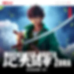 Mackenyu Arata dressed as Roronoa Zoro, holding swords and wearing a green coat, showcasing his character from season 1