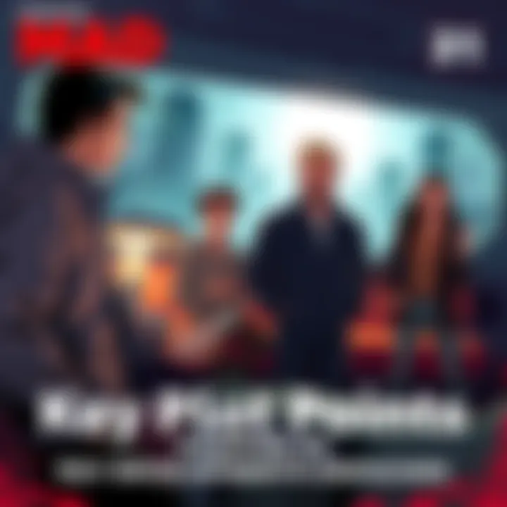 Illustration showing main characters discussing key plot developments in a dramatic scene from Chapter 31 of MAD.