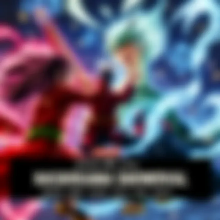 Madara uses Susano against Hashirama's Wood Dragon technique in an intense fight scene
