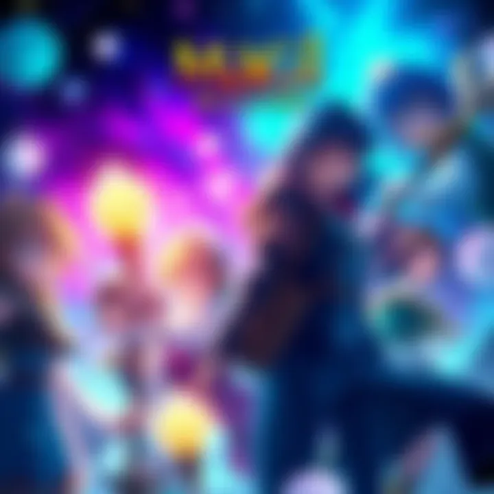A vibrant scene showcasing characters from Magi, highlighting their emotions as they embark on a new adventure, filled with excitement and nostalgia.