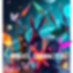 A collection of colorful drawings featuring strange characters with magical powers, each showcasing unique designs and abilities, inviting the community to identify them.