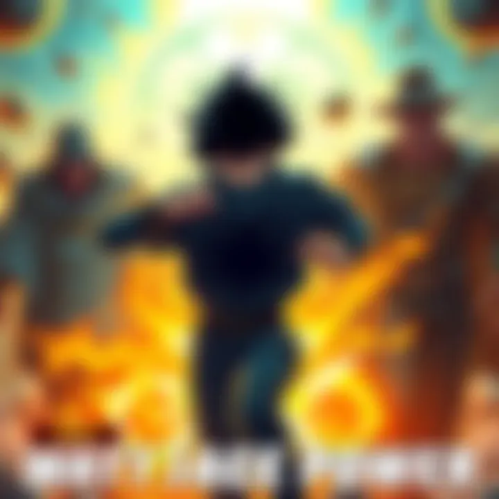 Mahiro Joestar confronting Bacca Bowler Mahiro Joestar stands ready to battle Bacca Bowler, showcasing determination and power in a tense moment.