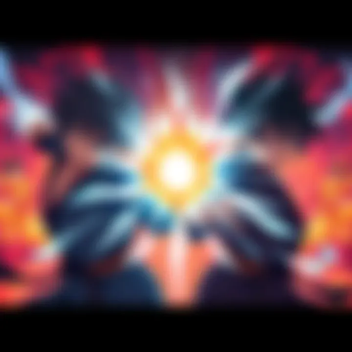 Mahito and Higuruma in an intense battle stance, showcasing their unique abilities and a dynamic background highlighting their powers.