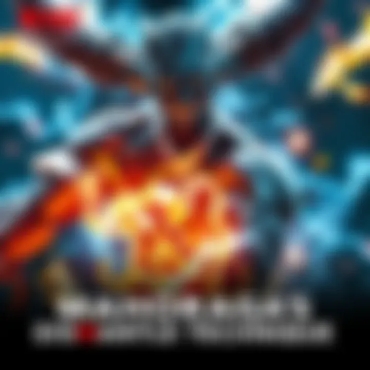 A close-up of Mahoraga showcasing the dismantle technique with energy swirling around.