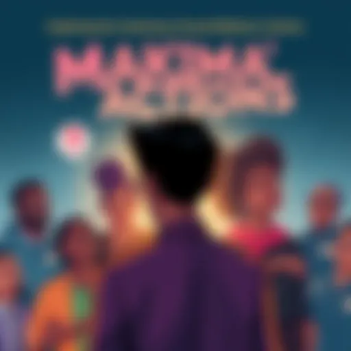 Illustration showing people discussing Makima's controversial decisions with expressions of agreement and disagreement