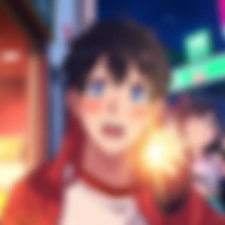 Mamoru looking surprised and emotional after Natsumi reveals her pregnancy